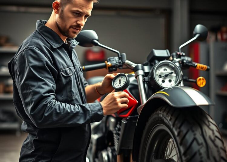 Como verificar a pressão dos pneus da moto: Guia Completo