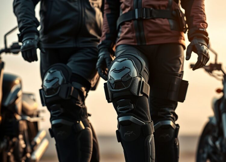 protetores de joelho para moto: segurança e conforto ao pilotar