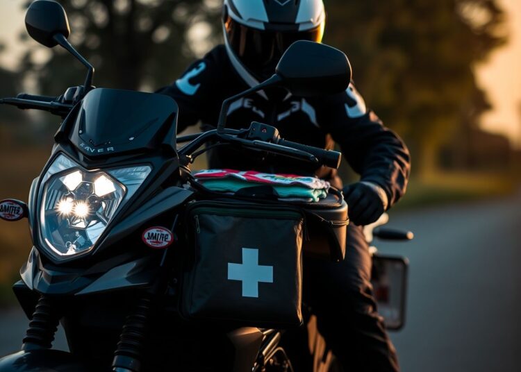 Kits de emergência para motociclistas: segurança na estrada