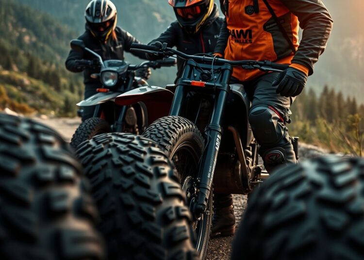 Pneus para motos de trilha: Guia completo para escolha e manutenção