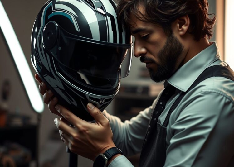 Pintura de Capacete Personalizada: Estilo e Segurança para Motociclistas